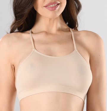 Bustier mit Spagetti Träger Ringerrücken Bustier mit Spagetti Träger Ringerrücken