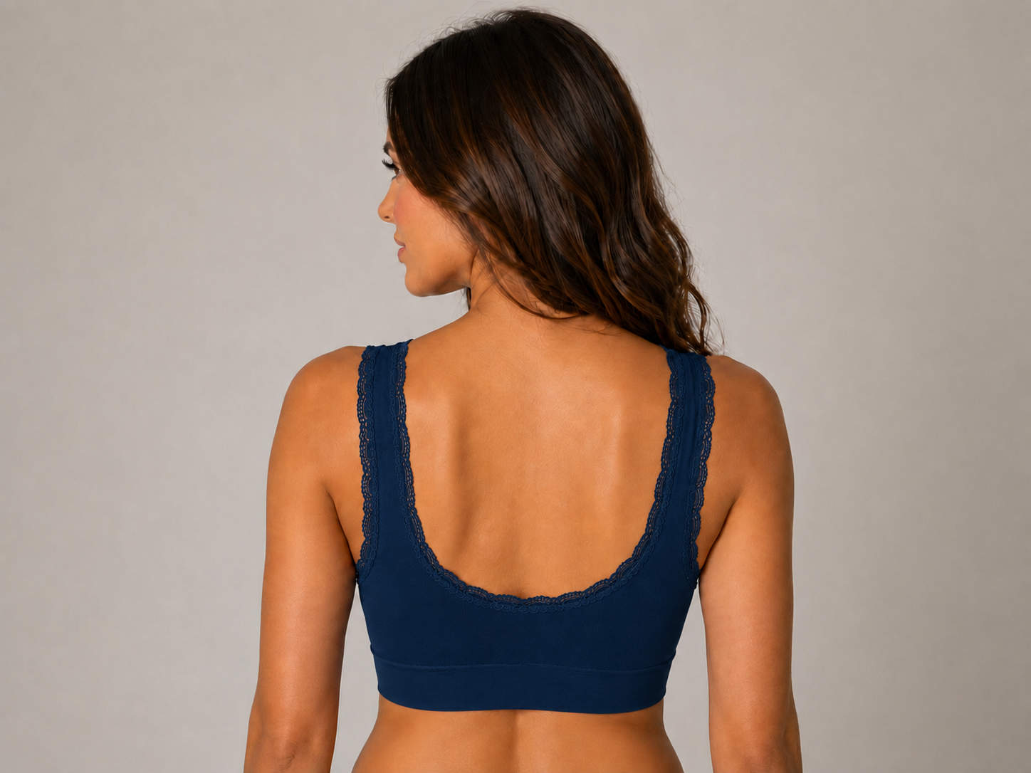Bustier gepolstert mit Spitze