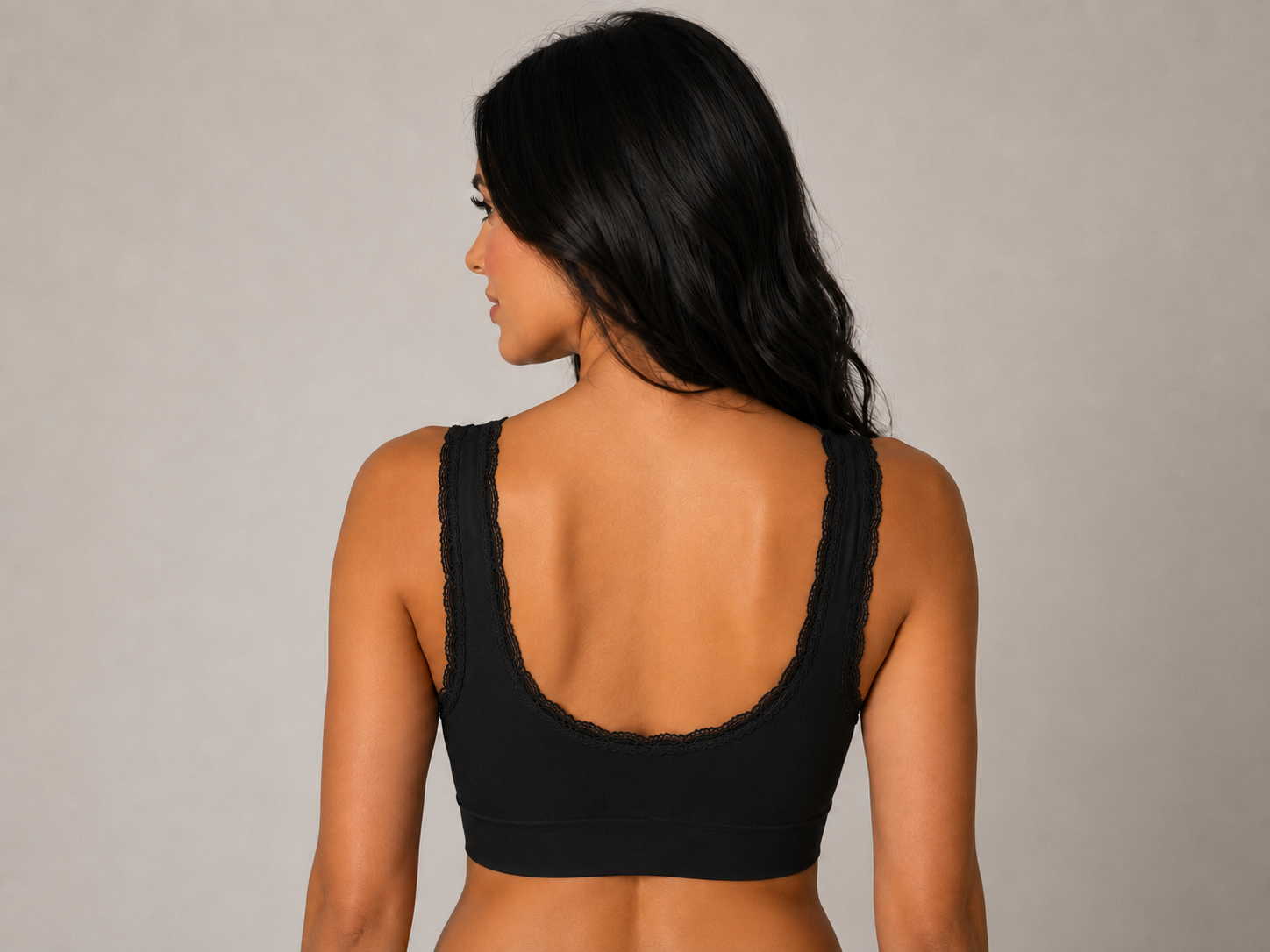 Bustier gepolstert mit Spitze