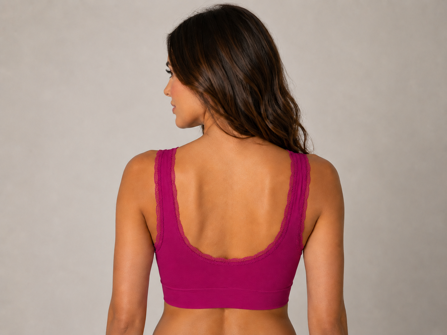 Bustier gepolstert mit Spitze